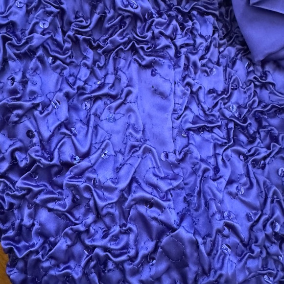 Vintage 80s Zum Zum Sequin Rhinestone Fun Party Cocktail Dress Puff Sleeve XS - Picture 10 of 11